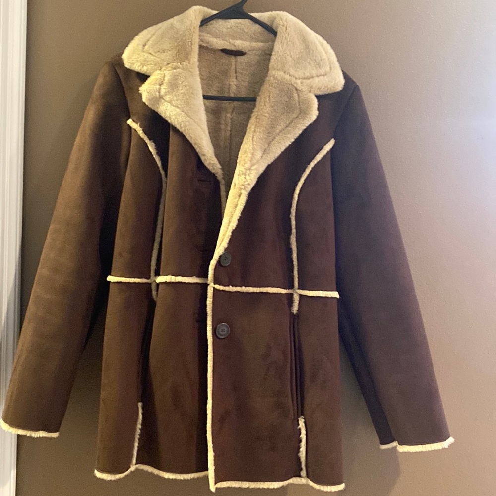 Columbia faux fur jacket